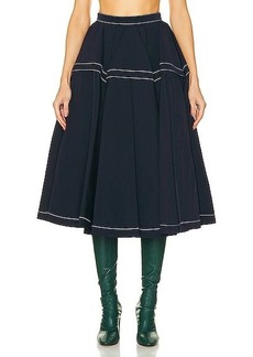 Bottega Veneta Tech Nylon Skirt
