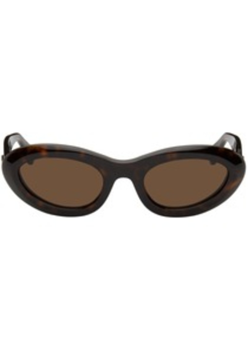 Bottega Veneta Tortoiseshell Bombe Sunglasses