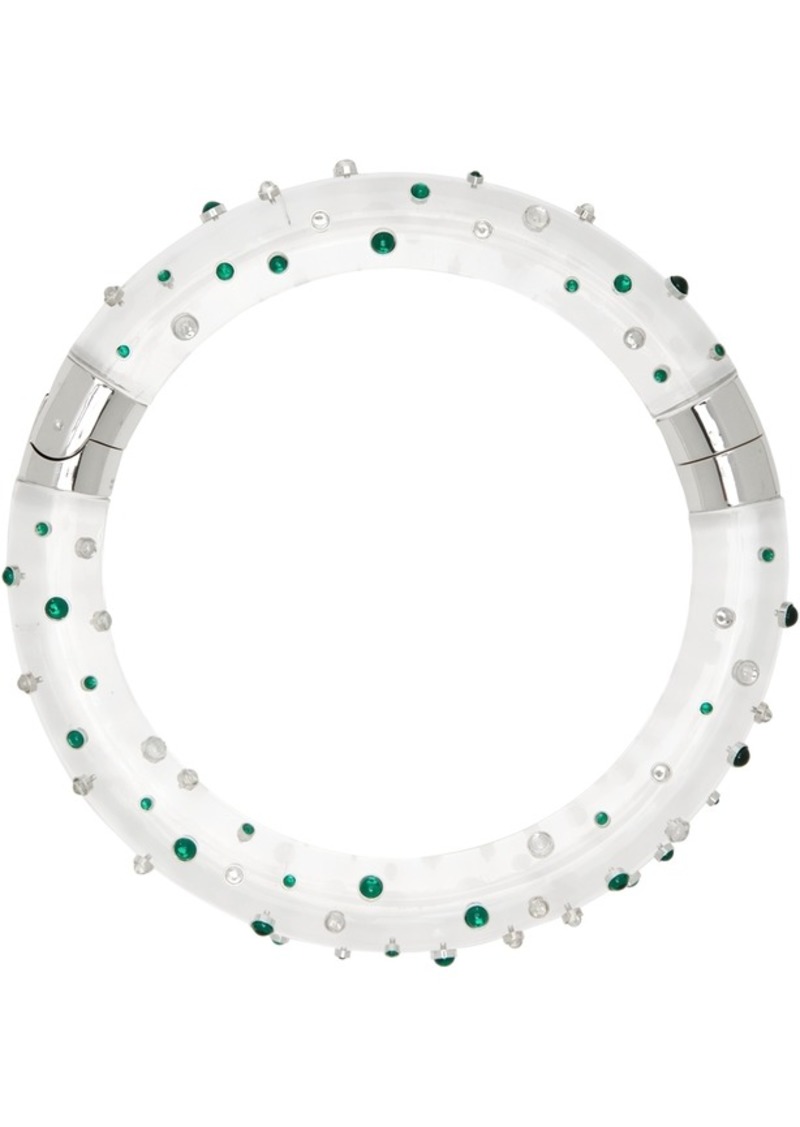 Bottega Veneta Transparent Dot Necklace