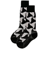 Bottega Veneta Wavy Triangle Cashmere Socks