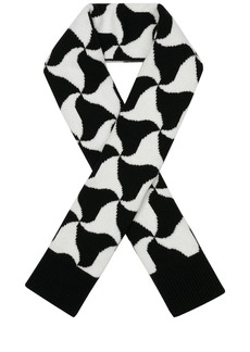 Bottega Veneta Wavy Triangle Wool Scarf