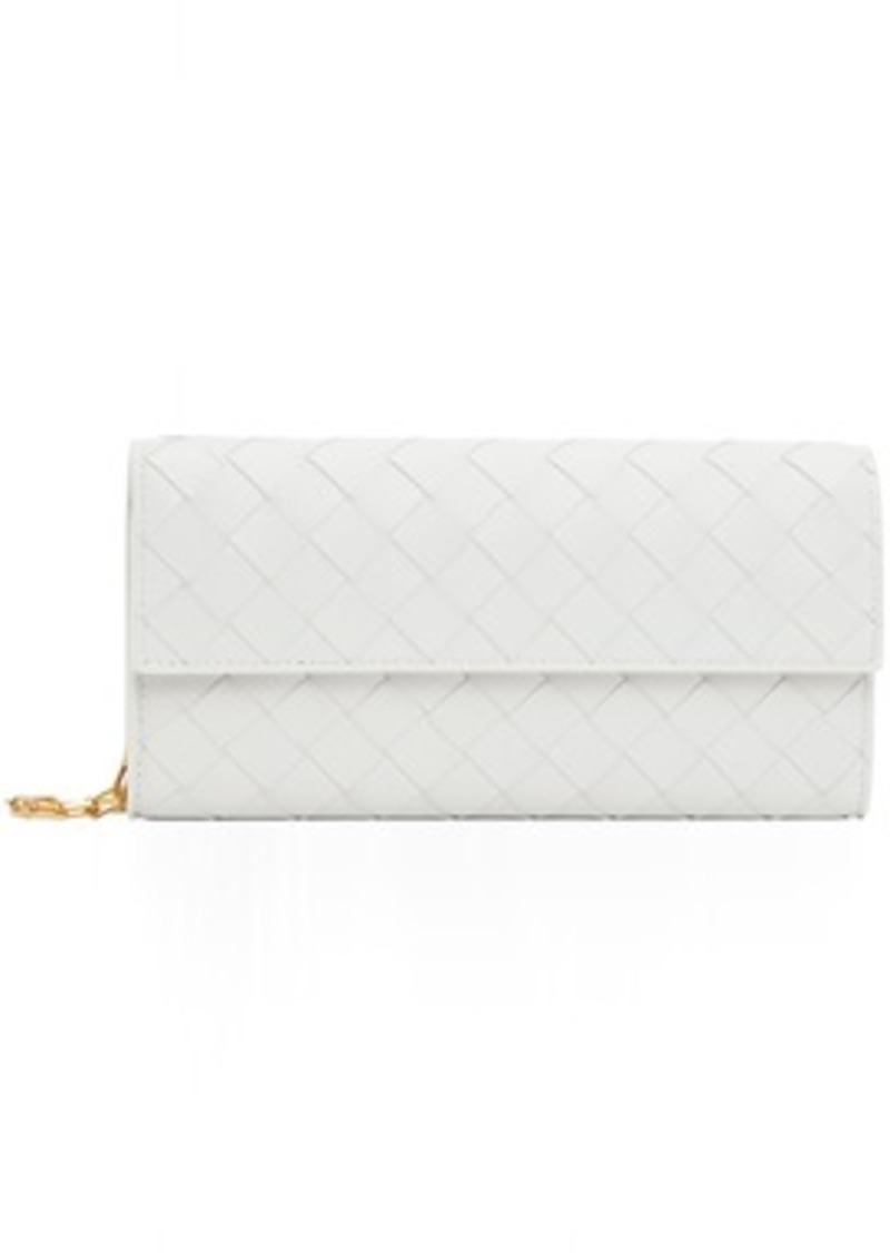 Bottega Veneta White Mini Chain Bag