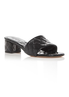 Bottega Veneta Women's Amy Block Heel Slide Sandals