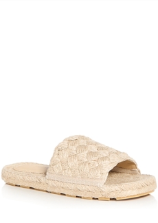 Bottega Veneta Women's Jack Woven Espadrille Slide Sandals