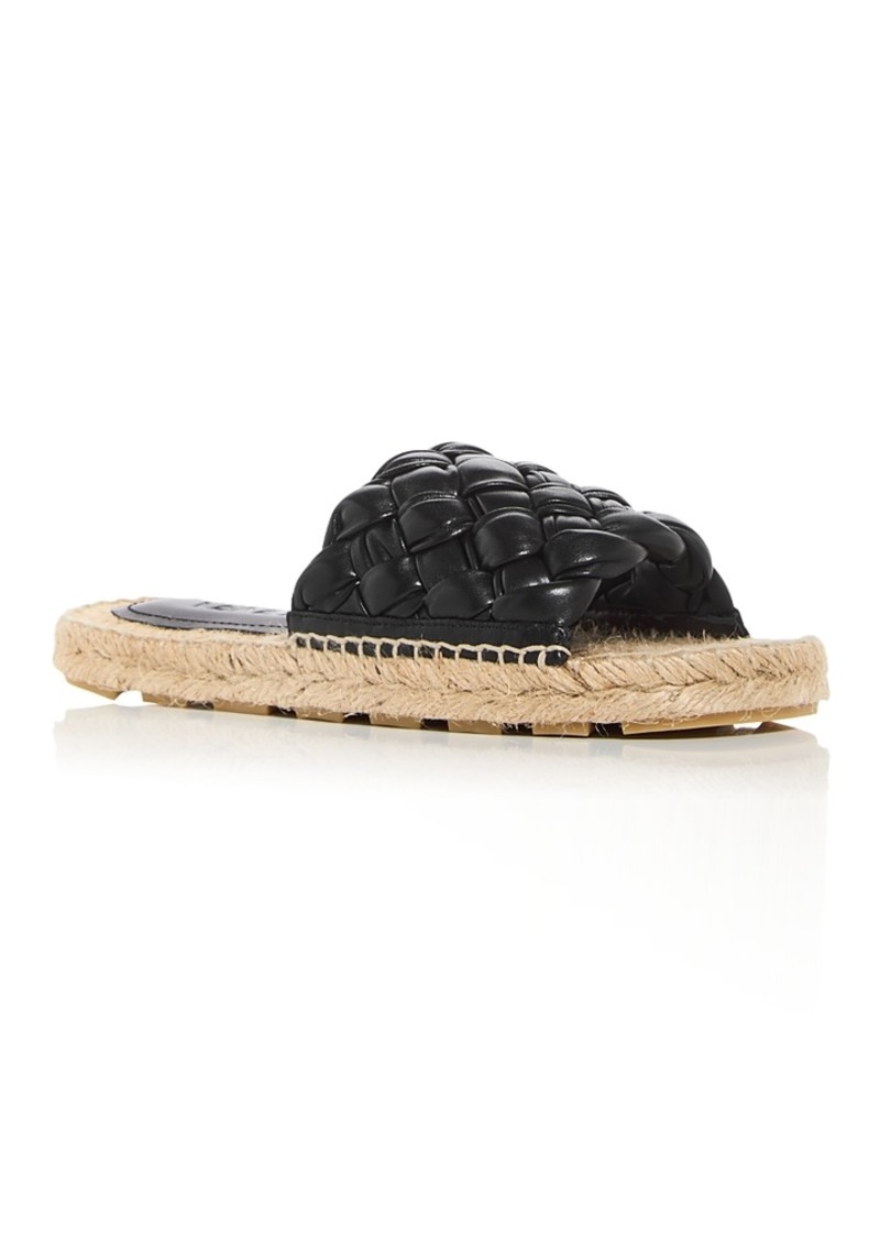 Bottega Veneta Women's Jack Woven Espadrille Slide Sandals