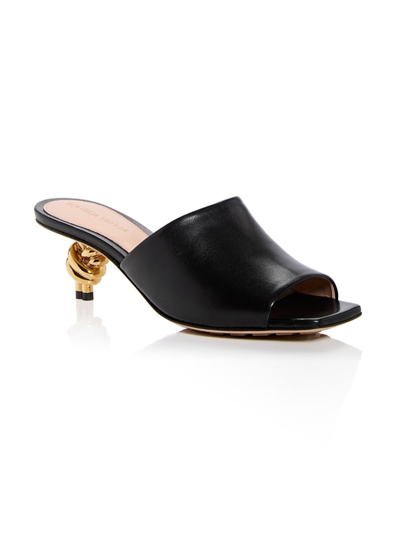 Bottega Veneta Women's Knot Low Heel Slide Sandals