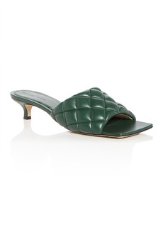 Bottega Veneta Women's Padded Quilted Slip On Sandals