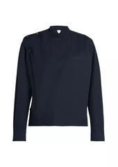 Bottega Veneta Button-Collar Cotton Shirt