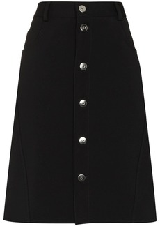 Bottega Veneta A-line buttoned skirt