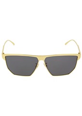 Bottega Veneta Bv1069s Squared Metal Sunglasses