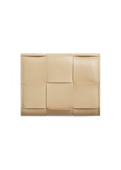 Bottega Veneta Cassette Leather Trifold Zip Wallet