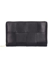 Bottega Veneta Cassette Leather Zip Around Wallet