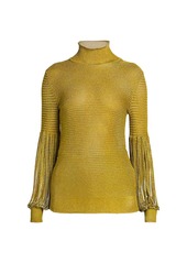 Bottega Veneta Chain Knit Turtleneck Sweater