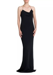 Bottega Veneta Chain-Link Halter Gown