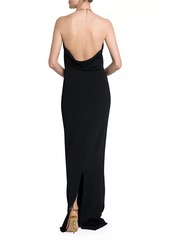 Bottega Veneta Chain-Link Halter Gown