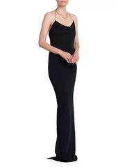 Bottega Veneta Chain-Link Halter Gown