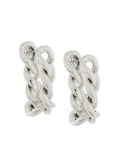 Bottega Veneta chain loop earrings