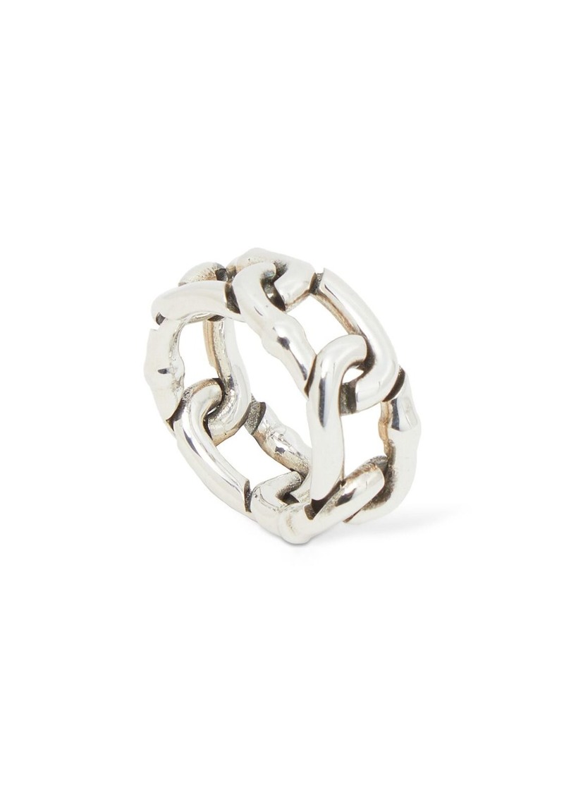 Bottega Veneta Chain Silver Ring
