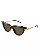 Bottega Veneta Combi 54MM Cat-Eye Sunglasses