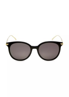 Bottega Veneta Combi 54MM Round Sunglasses