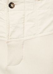 Bottega Veneta Compact Cotton Rib Jersey Skirt