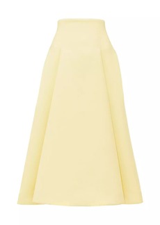 Bottega Veneta Compact Wool Midi-Skirt