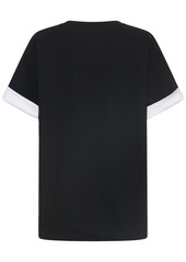 Bottega Veneta Double Layer Cotton Jersey T-shirt