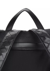 Bottega Veneta Crossroad Intrecciato Leather Backpack