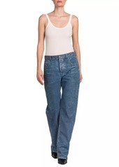 Bottega Veneta Denim-Coated Leather Pants