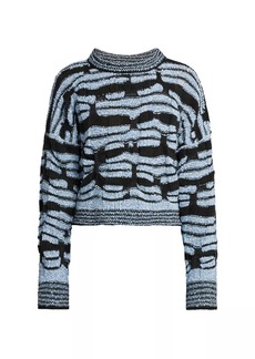 Bottega Veneta Distorted Striped Sweater