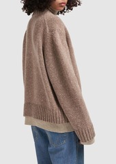 Bottega Veneta Double Layer Wool Sweater