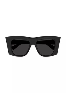 Bottega Veneta Edgy 54MM Rectangular Sunglasses