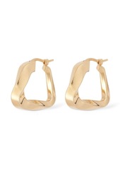 Bottega Veneta Essentials Twist Triangle Hoop Earrings