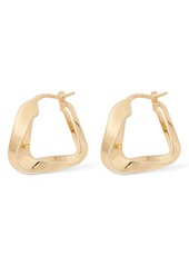 Bottega Veneta Essentials Twist Triangle Hoop Earrings