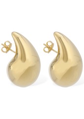 Bottega Veneta Gold Finish Sterling Silver Earrings