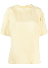 Bottega Veneta half-sleeve silk T-shirt