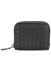 Bottega Veneta interlaced leather zipped wallet