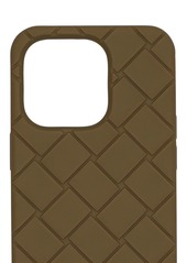 Bottega Veneta Intreccio Silicone Iphone 14 Pro Case