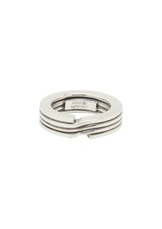 Bottega Veneta Key Chain Silver Ring