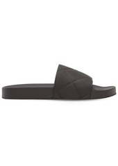 Bottega Veneta Matte Rubber Slide Sandals