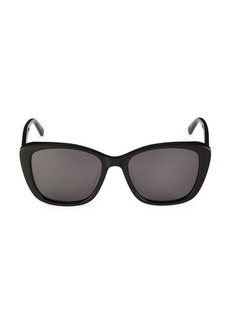 Bottega Veneta Minimalist 55MM Cat Eye Sunglasses