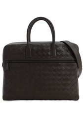 Bottega Veneta New Intrecciato Small Leather Briefcase