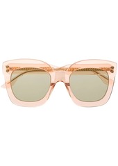 Bottega Veneta oversized square-frame sunglasses