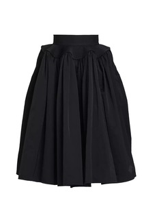 Bottega Veneta Pleated Flared Midi-Skirt