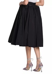 Bottega Veneta Pleated Flared Midi-Skirt