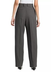 Bottega Veneta Pleated Stretch Wool-Blend Trouser