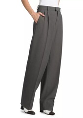 Bottega Veneta Pleated Stretch Wool-Blend Trouser