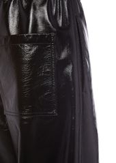 Bottega Veneta Shiny Leather Elasticated Pants