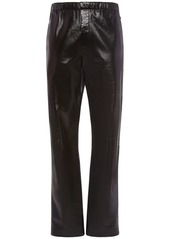 Bottega Veneta Shiny Leather Elasticated Pants