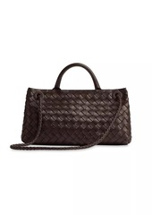 Bottega Veneta Small Andiamo Intrecciato Leather Top-Handle Bag